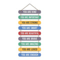 Artvibes Positive Quotes Mdf Wooden Wall Hanging for Home Livingroom Art Items | Home Decor Items