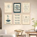 Kotart Restaurant Theme Digital Painting for Kitchen Restaurant Cafe Wall Decoration D