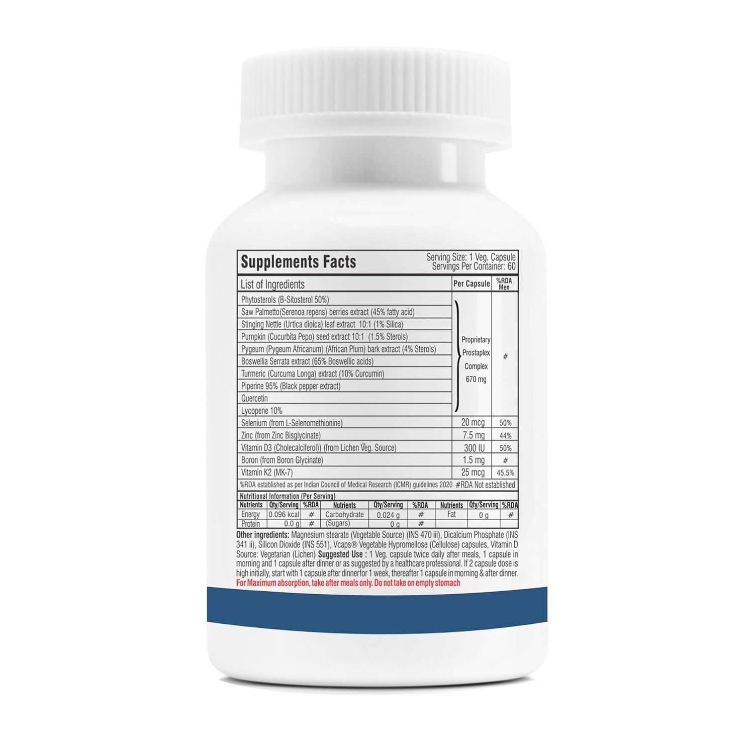 Trexgenics PROSTAPLEX Advanced Prostate Health function support formula (60 Vcaps) (1)