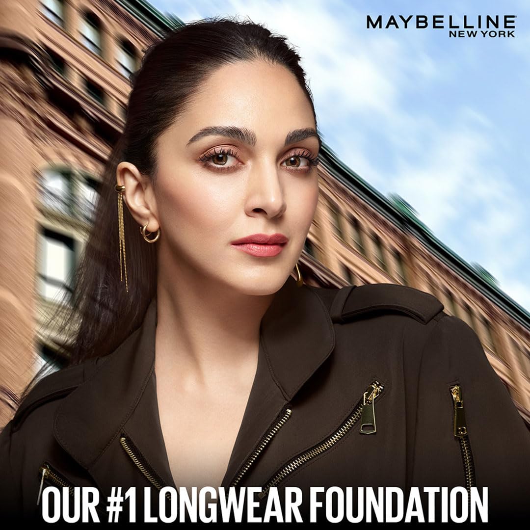 Maybelline New York Super Stay Lumi-Matte Foundation- 220, 30H Wear, Lightweight, Suitable for all Skin Types, Soft Glow, Buildable Coverage, 18ml