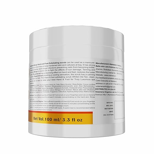 Volamena Mango Hand and Foot Exfoliating scrub - 100 ml