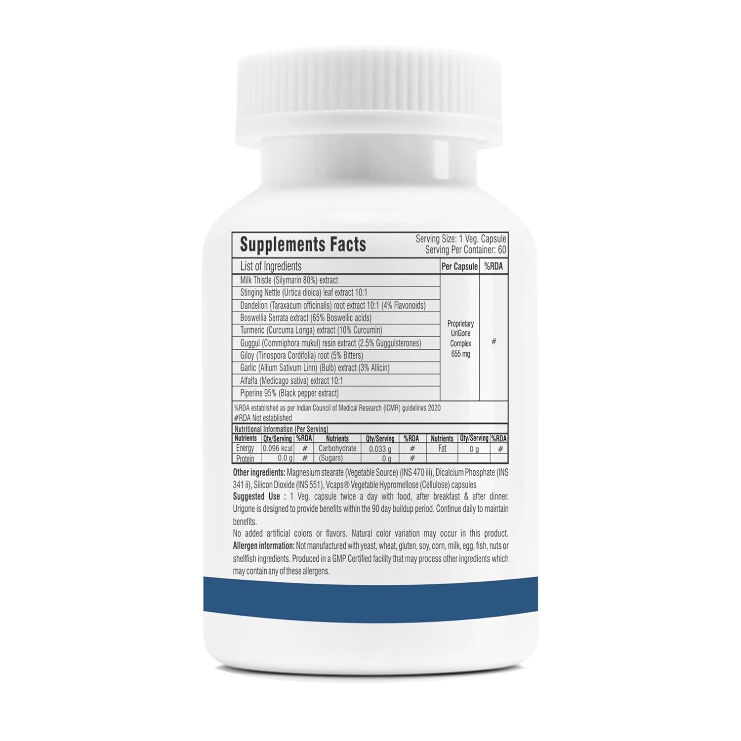 Trexgenics URIGONE Advanced Uric acid Support Proprietary Natural Formula(60 Veg caps) (1)