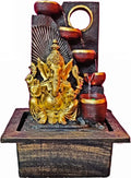 Alila Ganesha Ganesh Ji Water Fall Fountain for Home Decor Living Room 23 inches Height