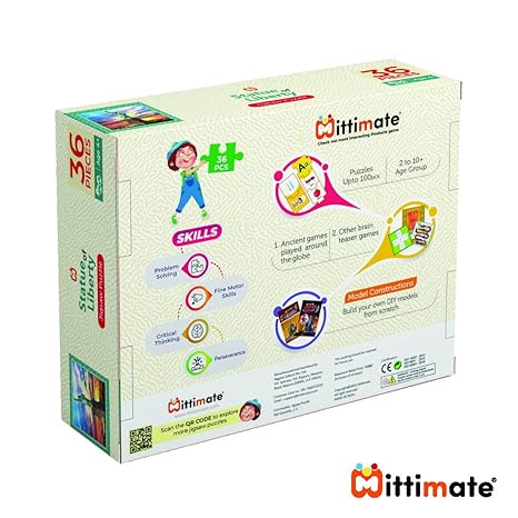 Mittimate World Statue of Liberty Jigsaw Puzzle Game for Kids Age 4 to 6 Old 36 Pieces Puzzle Toy