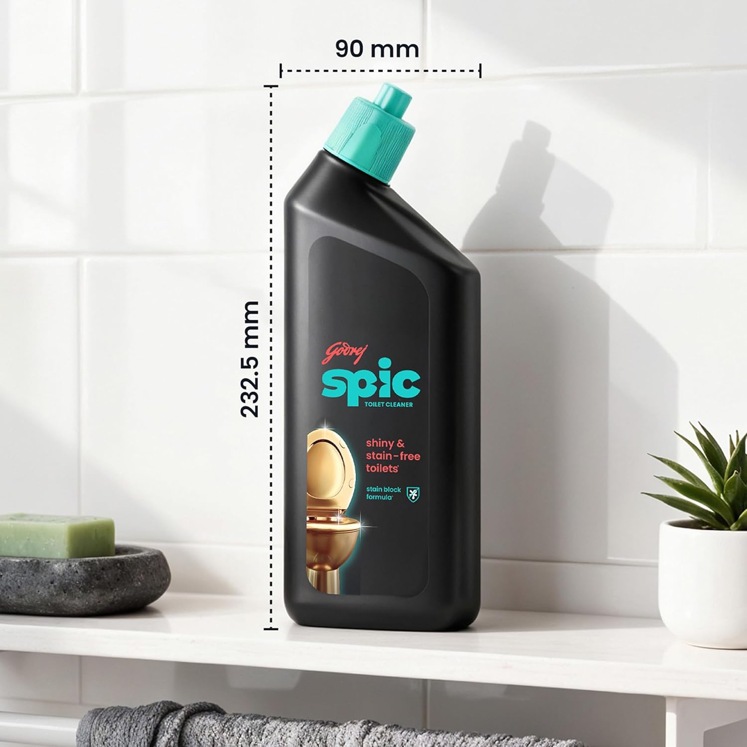 Toilet Cleaner - 525ml | Disinfectant Toilet Cleaner | Original | Kills 99.9% Germs