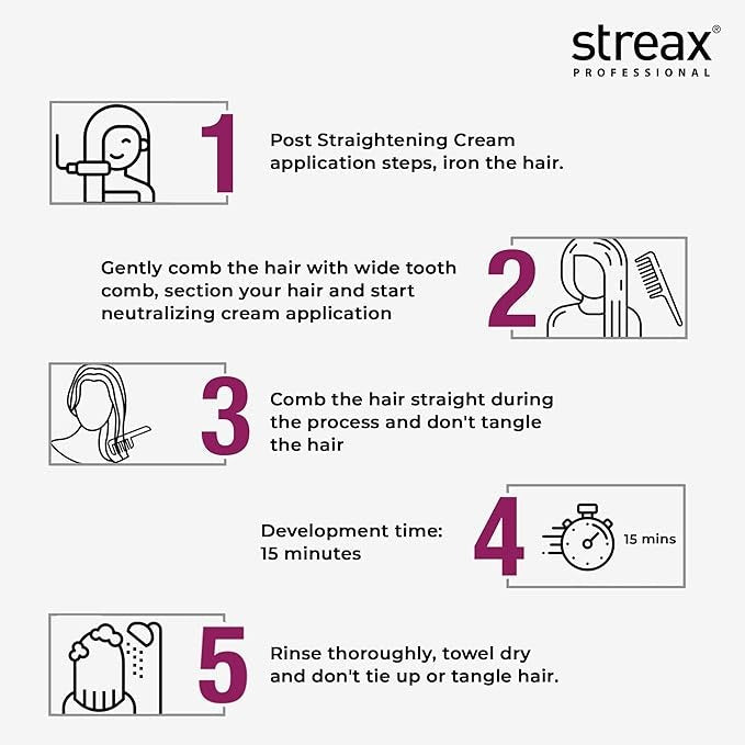 Streax Pro Hair Neutralizing Cream - 500 ml