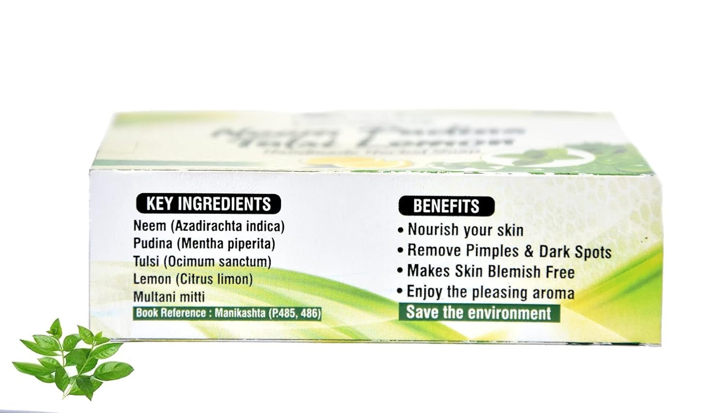 Payal's Herbal Soap - Neem Pudina Tulsi Lemon - 100 gms