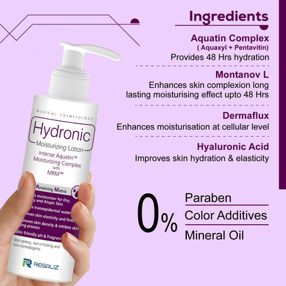 Regaliz Hydronic Moisturizing Lotion - 200 ml