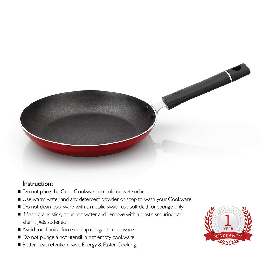 Cello Non Stick Induction Base Aluminium Taper Pan