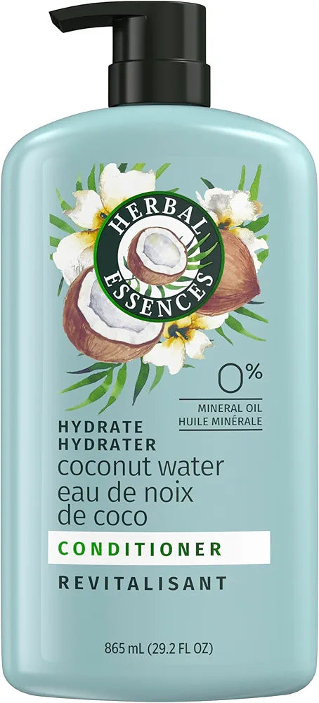 Herbal Essences Hydrate Hydrater Conditioner with Coconut Water & Jasmine - 865 ml