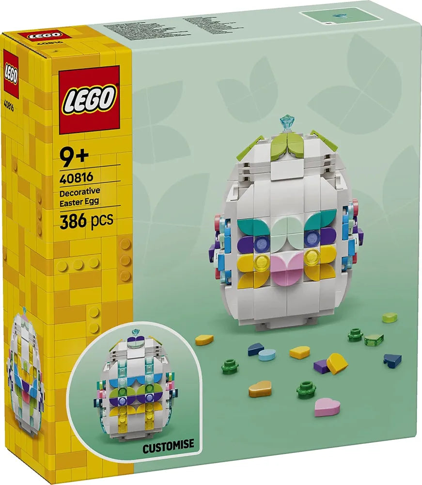 Lego Decorative Easter Egg Toy Building Kit Gift for Spring, Seasonal Holiday Ornament 40816