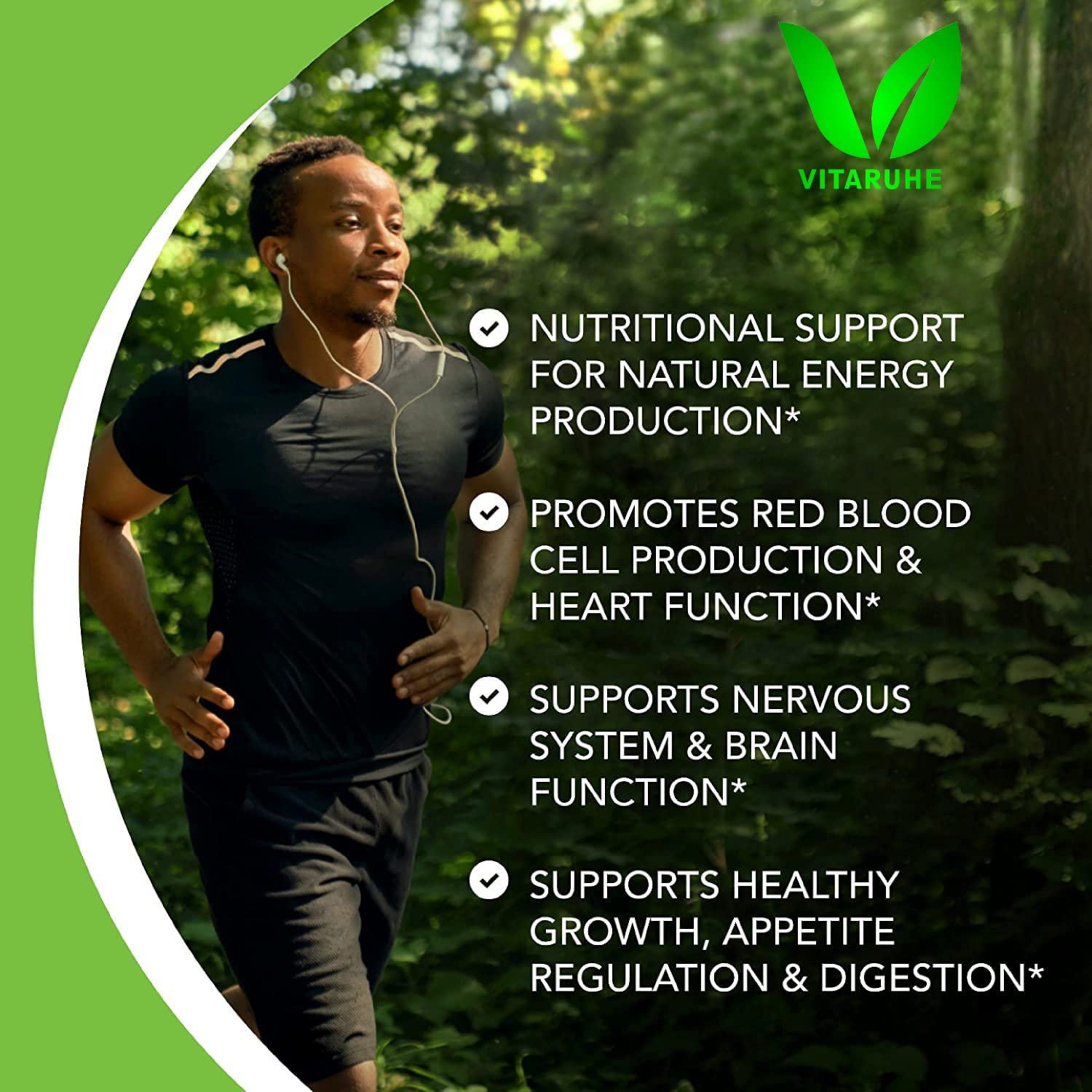 VITARUHE® Vitamin B1 (Thiamine) High Dose – 90 Capsules