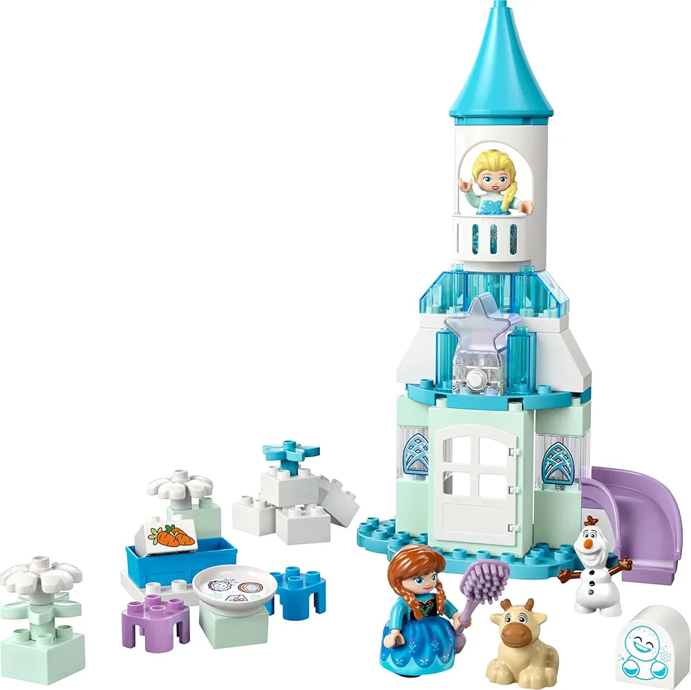 Lego Duplo Disney Anna and Elsa’s Frozen Castle Party Buildable Toddler Toy 10455 Building Blocks Toys for 2+ Gift for Boys and Girls