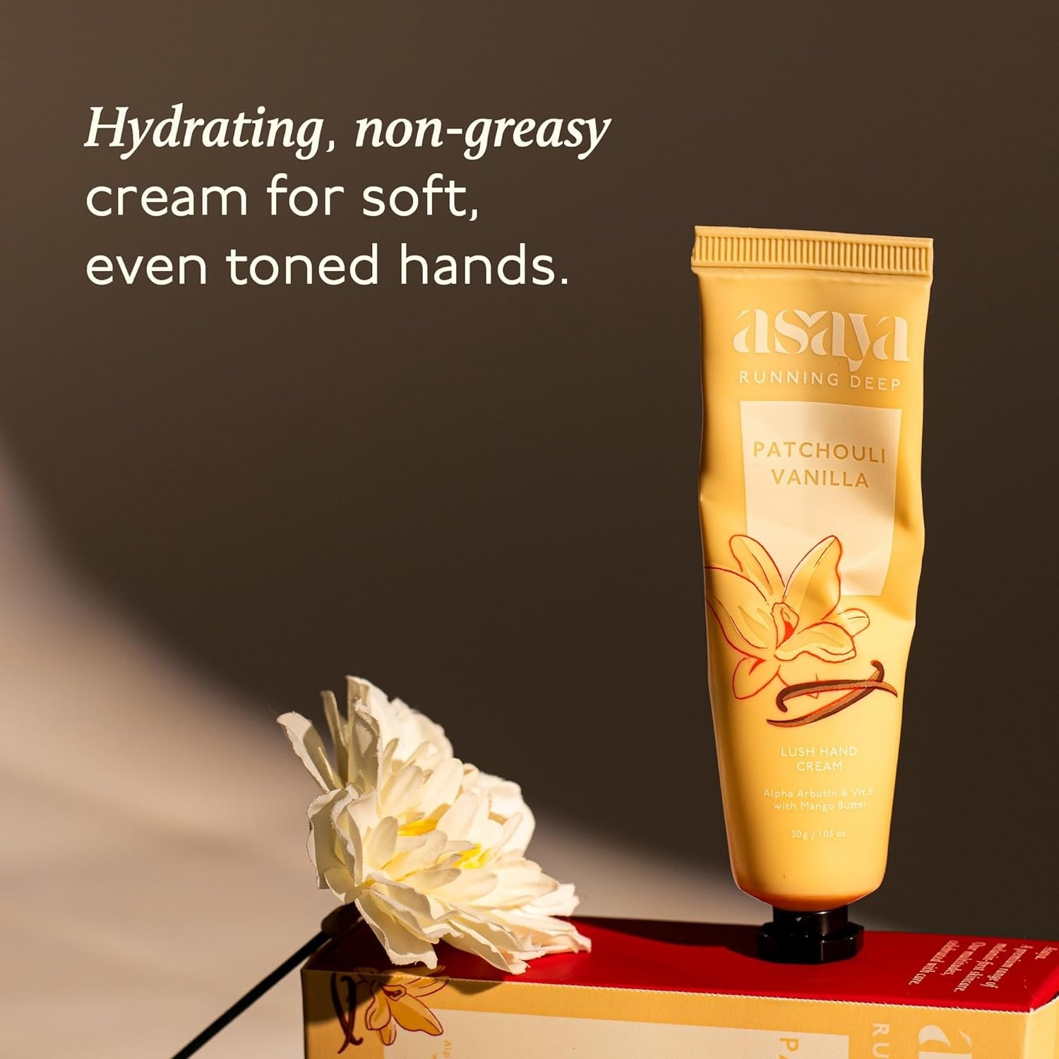 Asaya Patchouli Vanilla Hand Cream for Women & Men - 30 gms