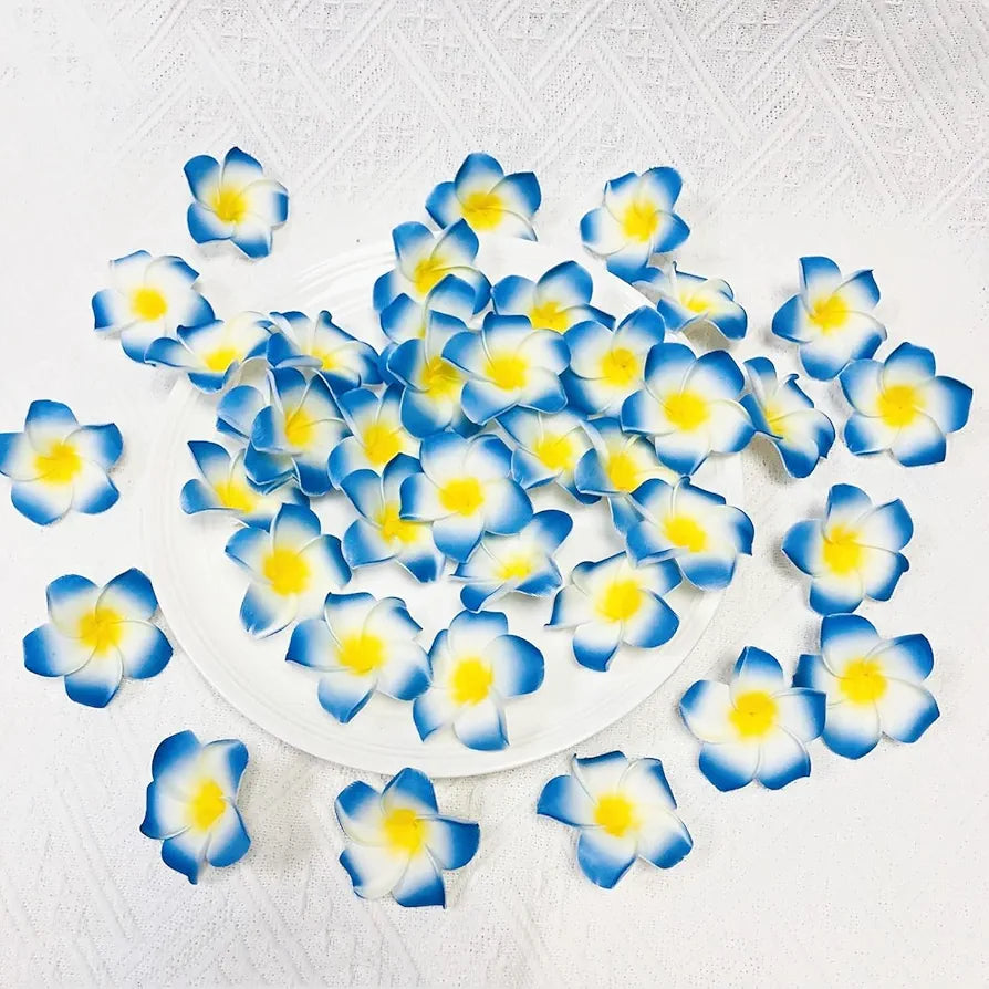 Artificial Fake Foam Hawaii Frangipani Floating Beach Champa Flowers