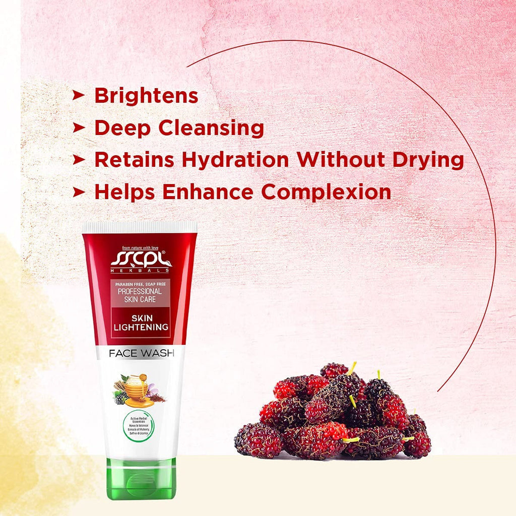 Sscpl Herbals Skin Lightening Face Wash - 100 gms (Pack of 2)