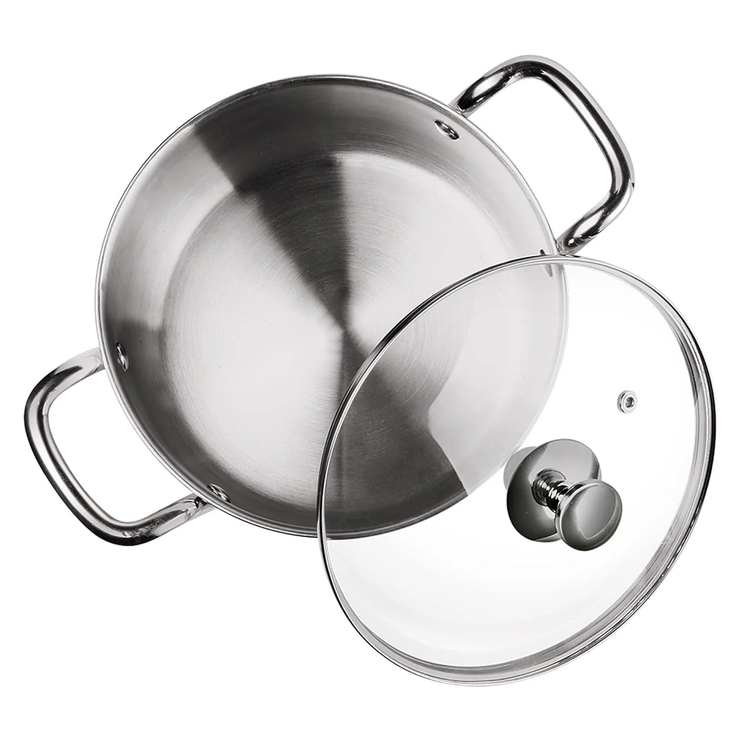 Milton Tri-Ply Stainless Steel Casserole with Lid
