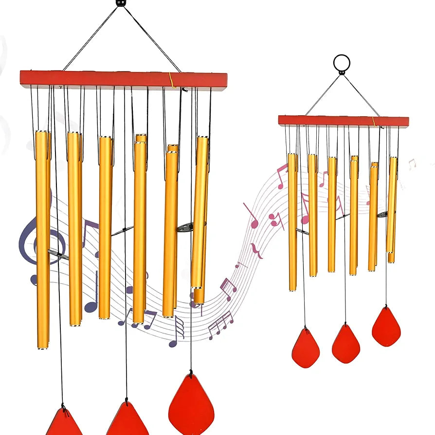 Blissful Golden Wind Chimes  Wind Chime -026