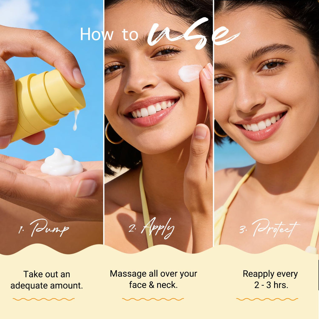 Aqualogica Glow+ Dewy Gel Sunscreen 50g | SPF 50+ PA++++ | 12-Hour Sun & Tan Protection | C-Hyaluron Complex & Papaya | Broad Spectrum UVA/UVB & Blue Light Protection | Fragrance-Free, No White Cast | Lightweight | For Men & Women