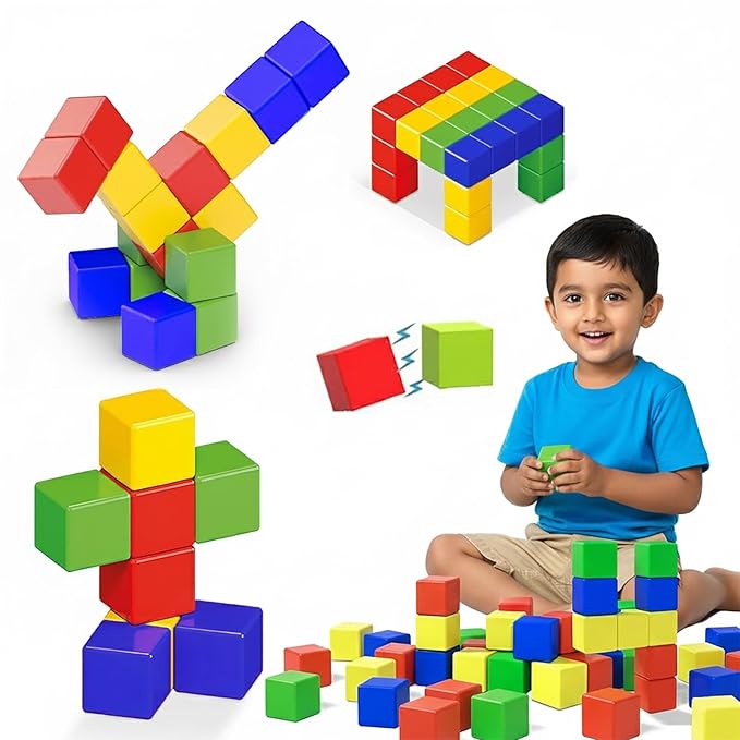 Kidology Magnetic Building Blocks 32Pcs Magnetic Blocks