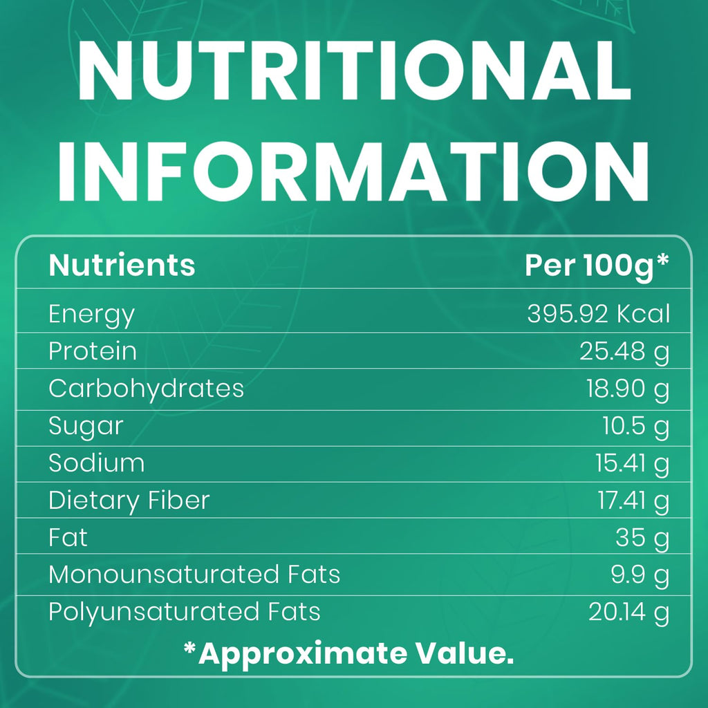 NutroVally Mix Seeds (200g) 5-in-1 Seeds Combo of Flax, Chia, Pumpkin, Watermelon & Sunflower Seeds | Superfood for Weight Management | Plant-Based Healthy Diet Snacks - Jar (200g)