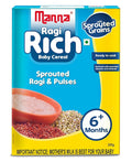 Manna Baby Cereal Sprouted Ragi & Pulses - 200 gms