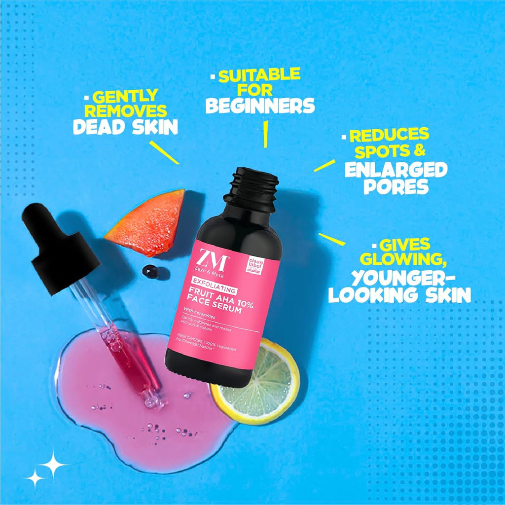 ZM Zayn & Myza Skin Fruit AHA 10% Face Serum - 30 ml