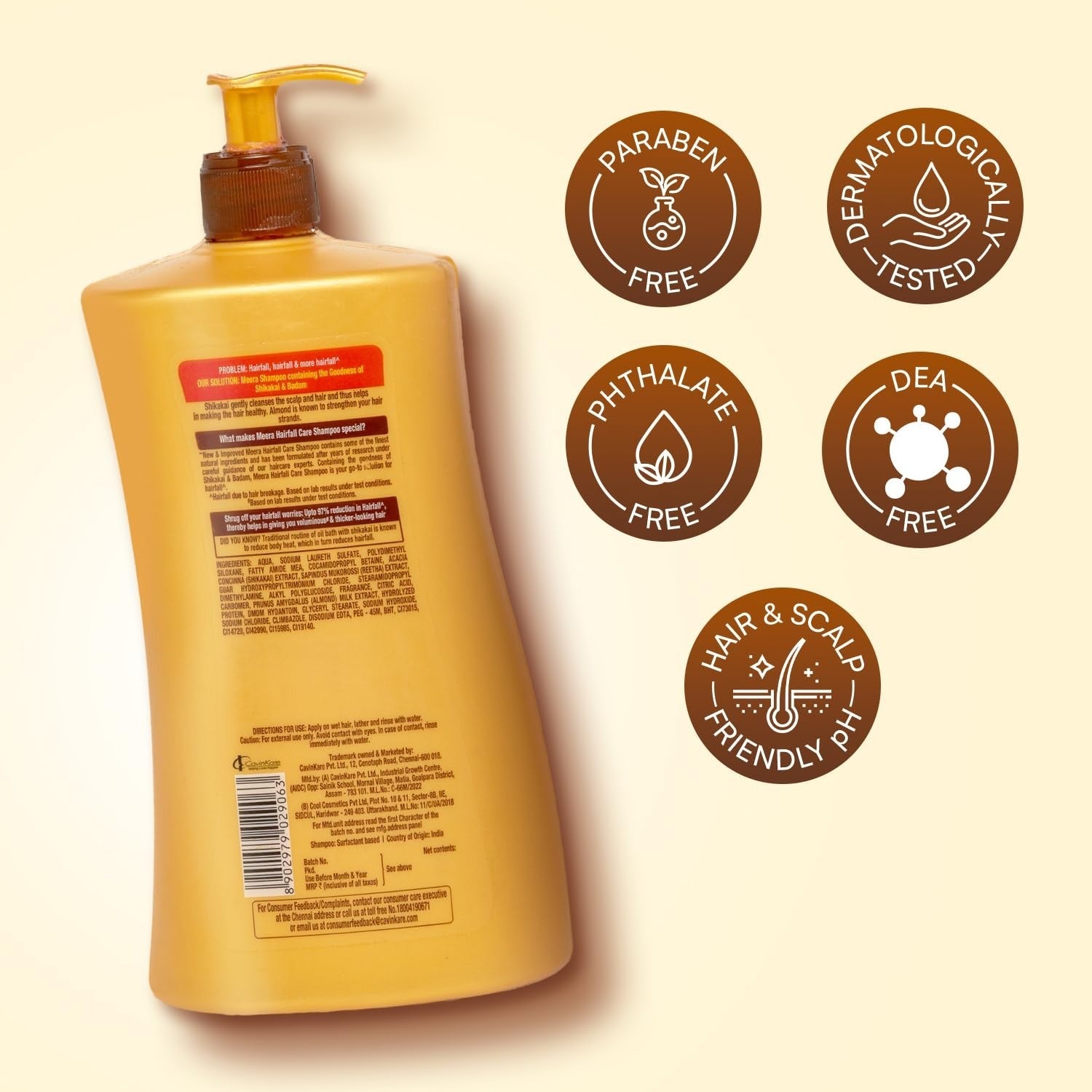 Meera Hairfall Care Shampoo - 1 Litre