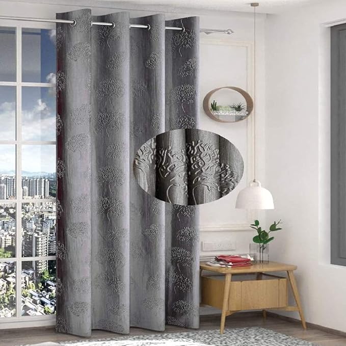 Fresh From Loom Curtains for Door 10 Feet Long Latest Big Window Curtain Premium Polyester Punch Parda