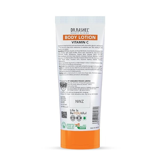 Dr.Rashel Vitamin C Body Lotion For Men & Women - 200 ml