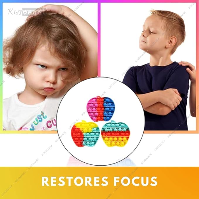 Kids Mandi Pop It Bubble Fidget Toy Stress Relief