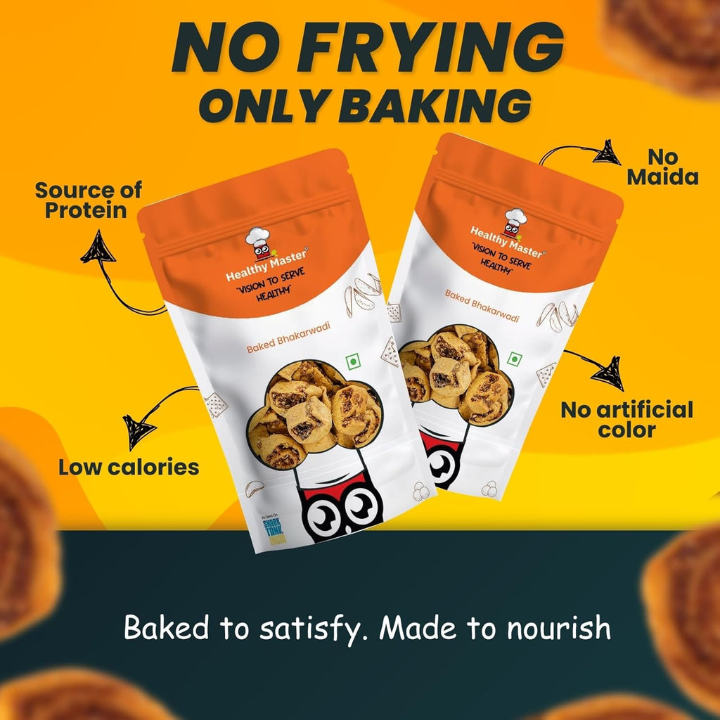 Healthy Master Baked Bhakarwadi