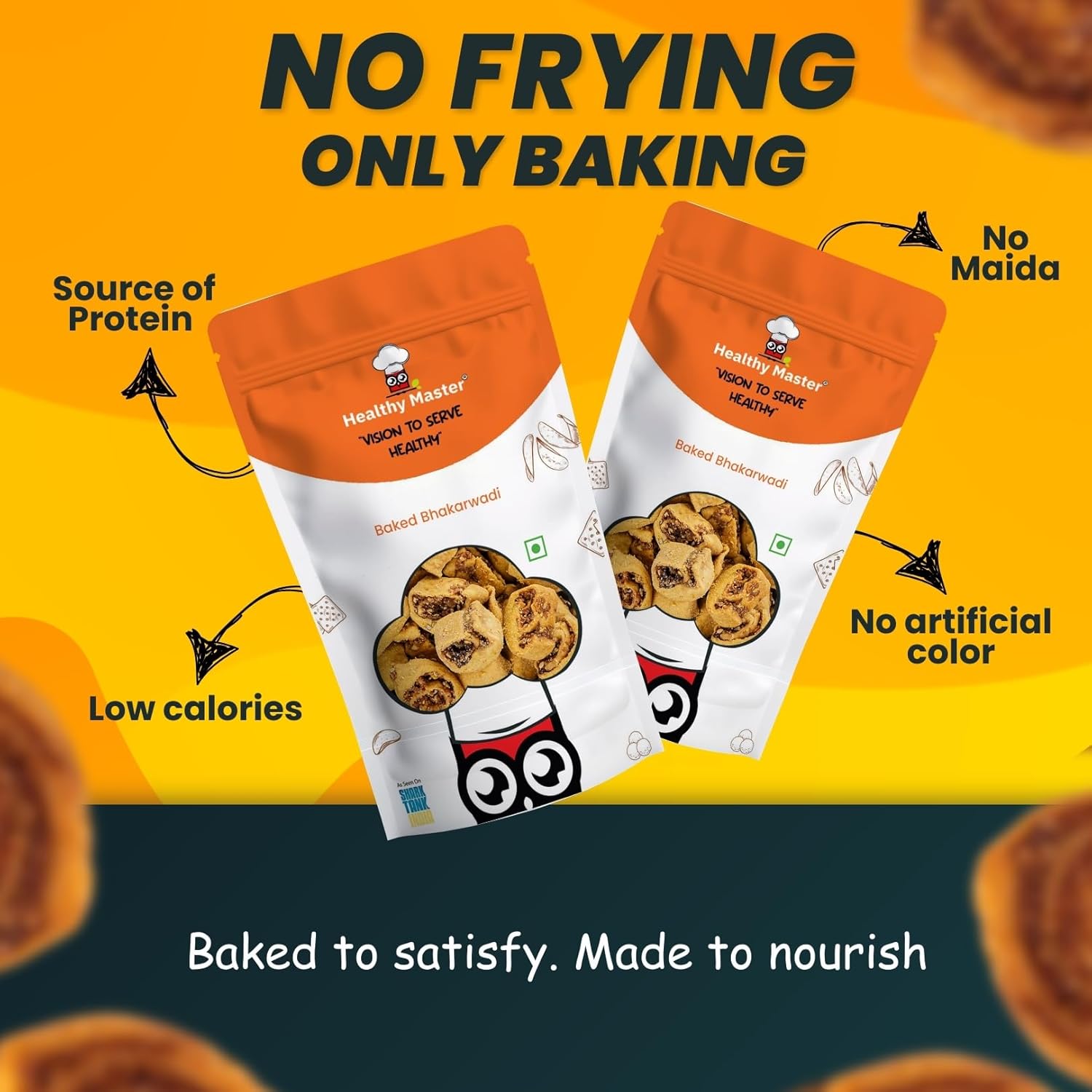 Healthy Master Baked Bhakarwadi