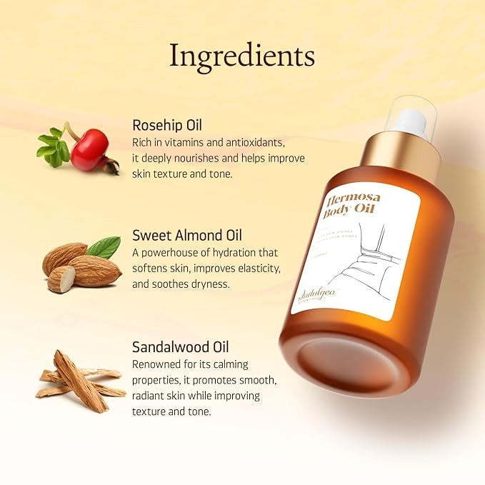 Indulgeo Essentials Hermosa Body Oil for Women - 100 ml
