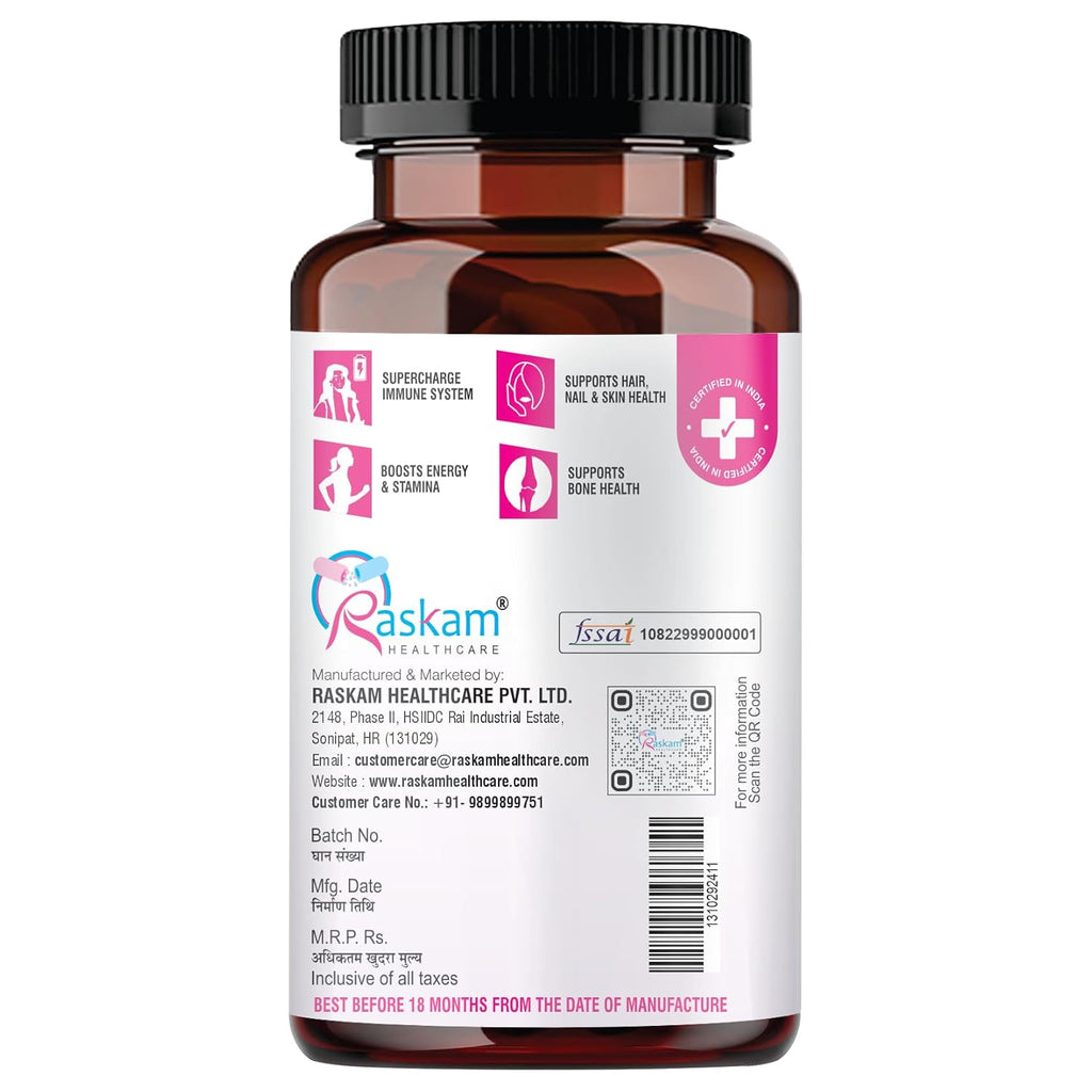 Multiwomen One Daily Multivitamin for WOMEN| 100 Tablets | 27 Premium Ingredients | Promotes Women's Well-Being | Supports Muscle Function | Boosts Immunity | Improves Memory & Focus