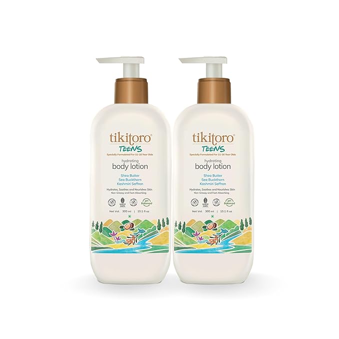 Tikitoro Teens Hydrating Body Lotion Vegan with Shea Butter