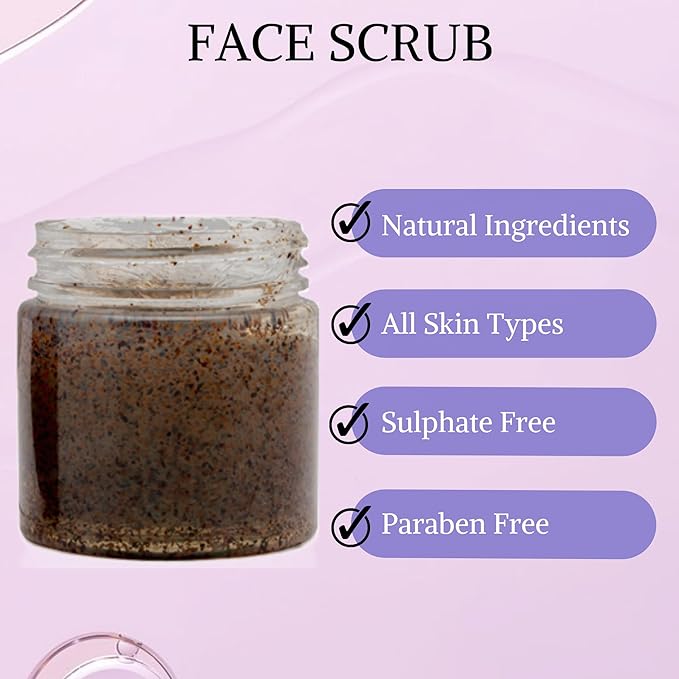 Nyassa Roman Lavender Face and Body Foaming Scrub - 35 Gms