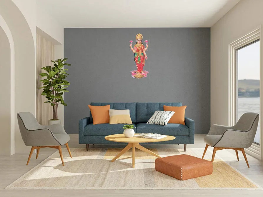 Rangoli White Glossy Vinyl Wall Sticker Premium Self-Adhesive Waterproof Parent-13 Design-4