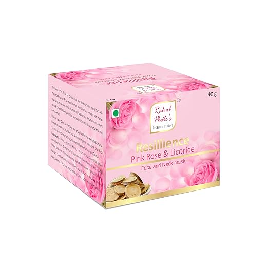 Rahul Phate's Resillience Pink Rose & Licorice Face and Neck mask - 40 gms