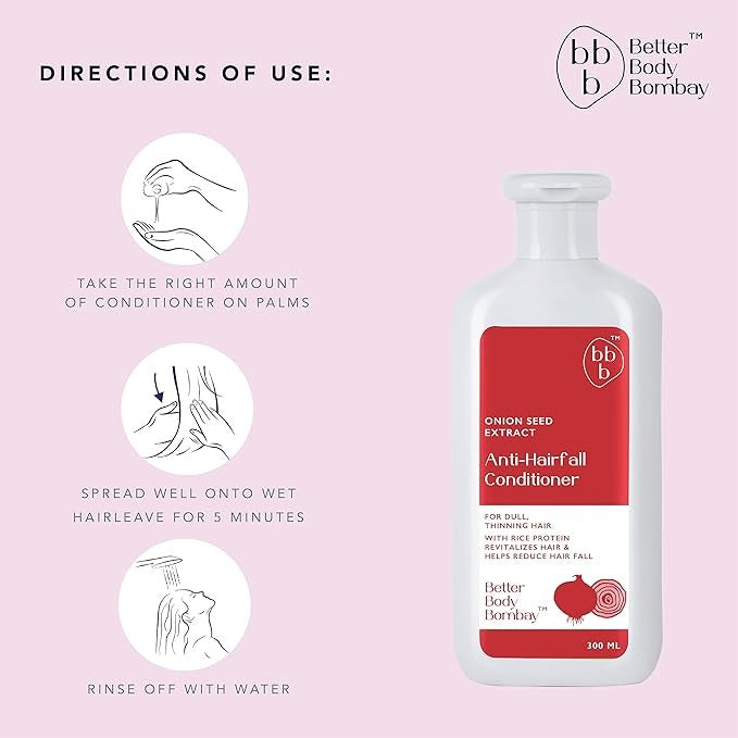 Better Body Bombay Onion Seed Extract Anti-Hairfall Conditioner - 300 ml