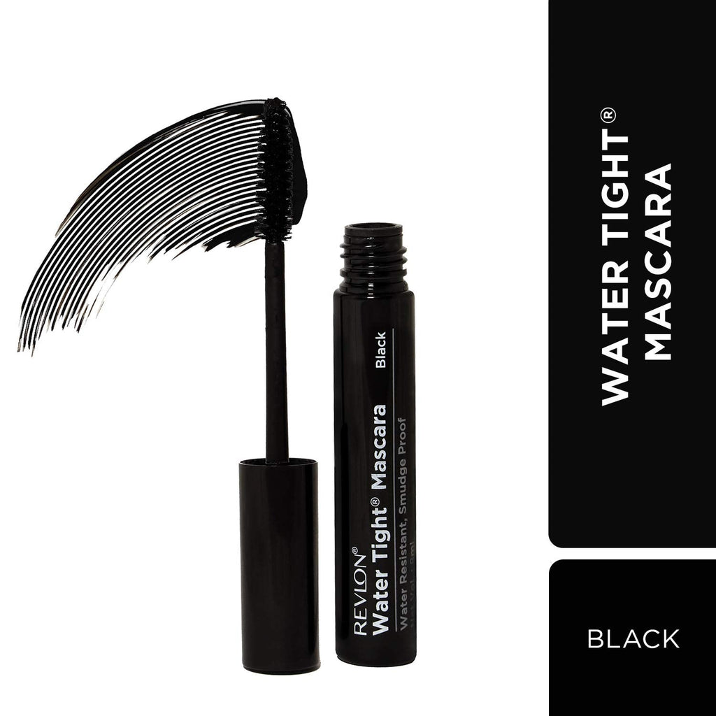 Revlon Mascara, Water Tight Mascara Makeup, Volumizing, Lasts up to 24 Hours, No Clump, Smudge Proof, Flake Proof, Black (761), 0.34 Fl Oz