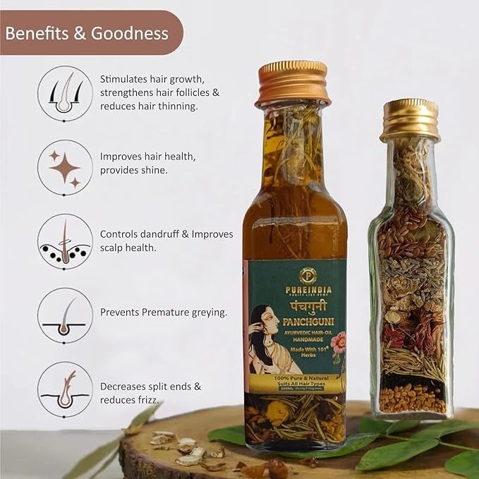 Pureindia Handmade Panchguni Hair-Oil - 100 ml
