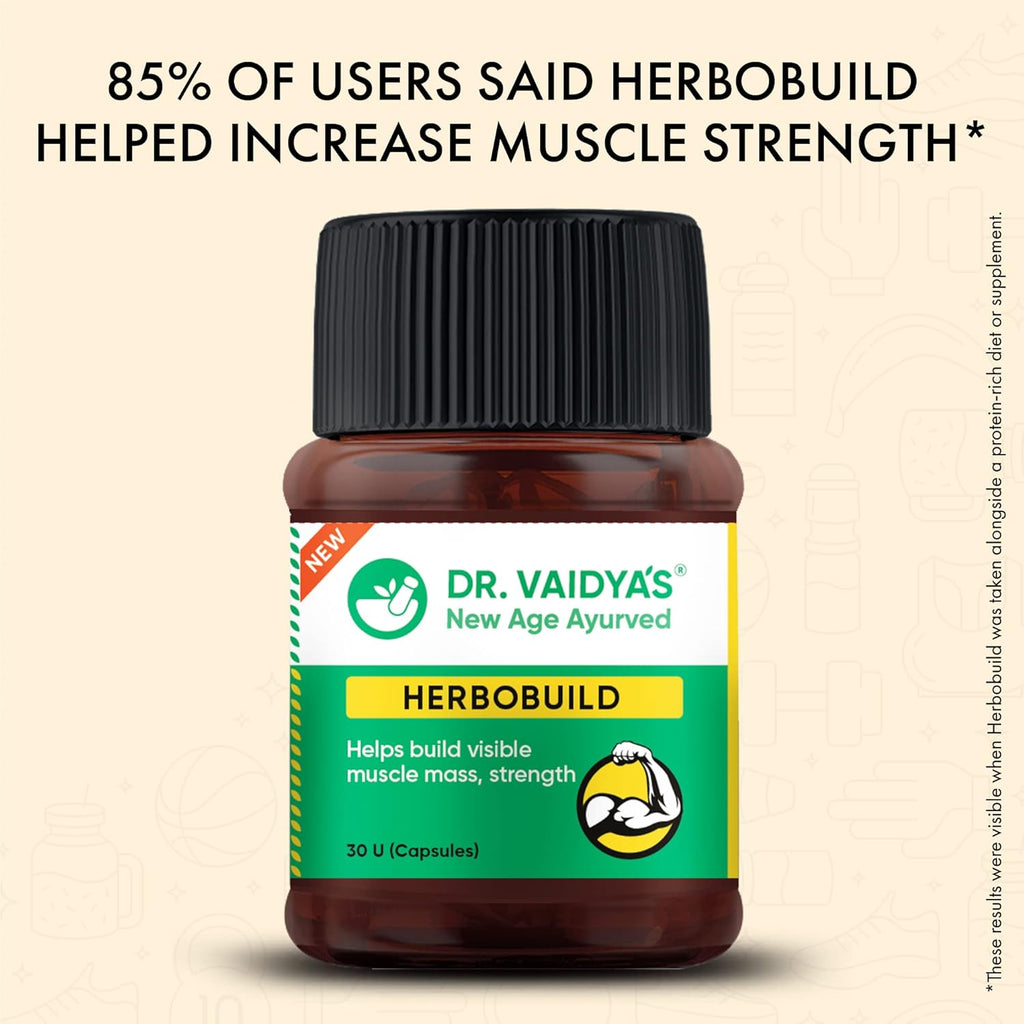 DR. VAIDYA'S new age ayurveda Combo For Men (Shilajit Gold 30 capsules & Herbobuild 30 capsules)