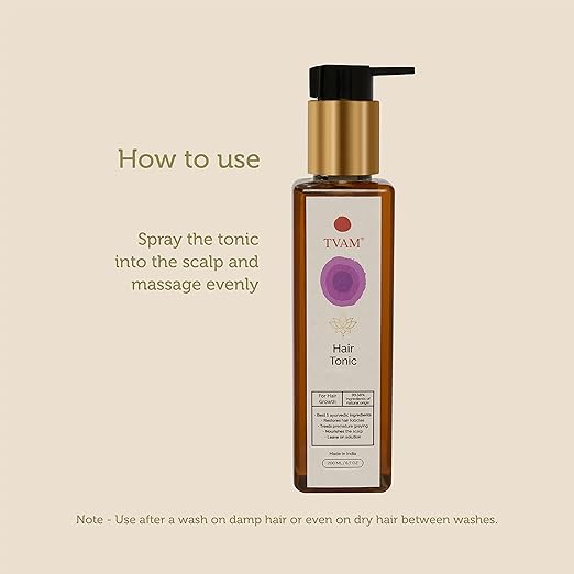 TVAM Henna Hair Growth Tonic Everyday Use on All Hair Types - 200 ml