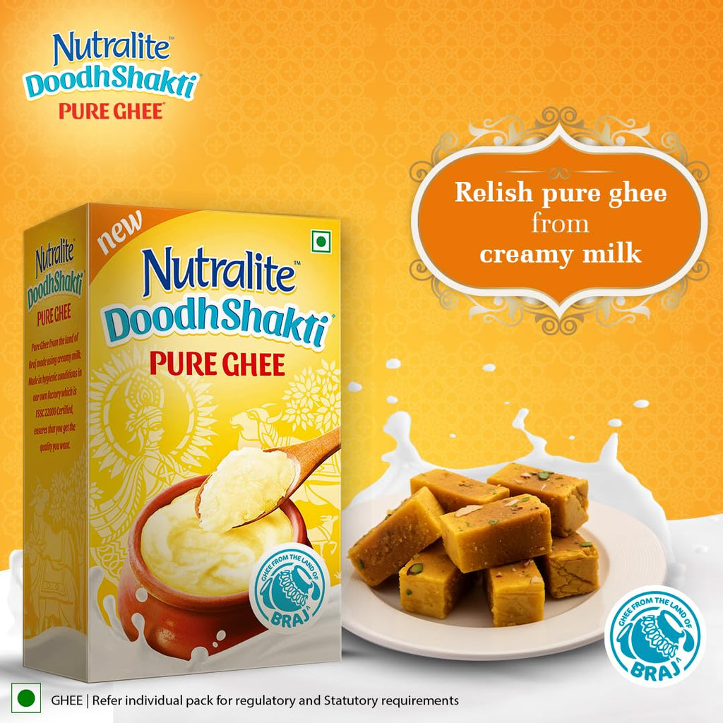 Nutralite Doodhshakti Pure Ghee | from Braj Bhoomi | 1 Litre