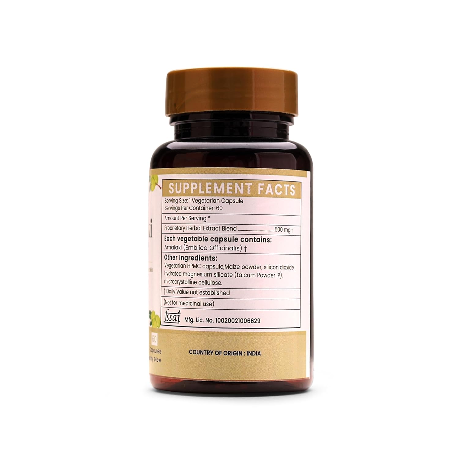 Ayurleaf Herbals Amalaki Capsules - 60 Caps (Pack of 2)