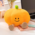 Tickles Smiling Pumpkin Soft Stuffed Plush Halloween Toy for Kids 30 cm Color Orange