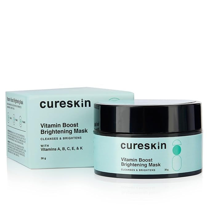 Cureskin Vitamin Boost D Tan Face Mask for Glowing Skin