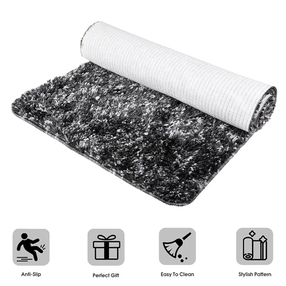 Kuber Industries Bedside Runner for Bedroom & Living Room Gray