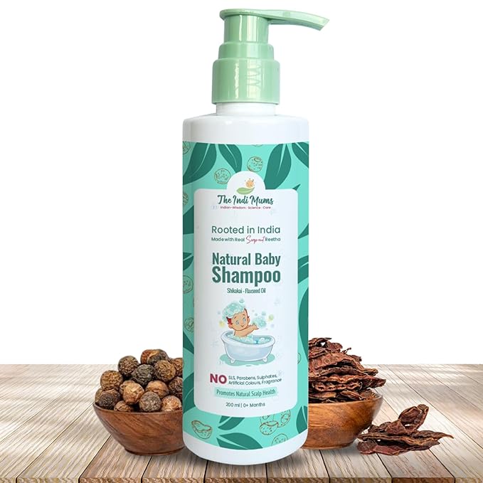 The Indi Mums Natural Baby Shampoo - 200 ml